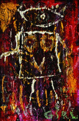 The Girl, 2008, acrylic, oil on canvas, 140x80cm (55x31.5in)