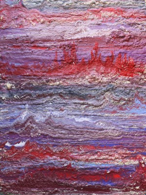 The Cambrian Period of the Paleozoic Era: 542 to 488 Million Years Ago. 2016, enamel and foam on canvas, 200X150cm (78x59in).