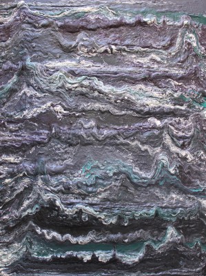 The Carboniferous Period of the Paleozoic Era: 299 to 359 million years ago.  2016, enamel and foam on canvas, 200X150cm (78x59in).