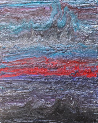 The Furongian Epoch of the Cambrian Period: 499 to 488 million years ago. 2015, enamel and foam on canvas, 150X120cm (59x47in).