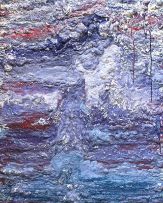 The Middle Ordovician Epoch of the Ordovician Period: 472 to 461 million years ago. 2016, enamel, foam on canvas, 150X120cm (59x47in).