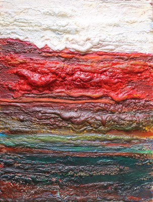 The Permian Period of the Paleozoic Era: 299 to 251 million years ago. 2017, enamel and foam on canvas, 200X150cm (78x59in).